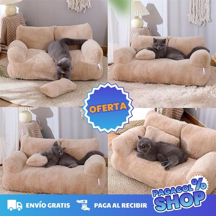 SOFÁ ANTIESTRÉS PARA GATOS