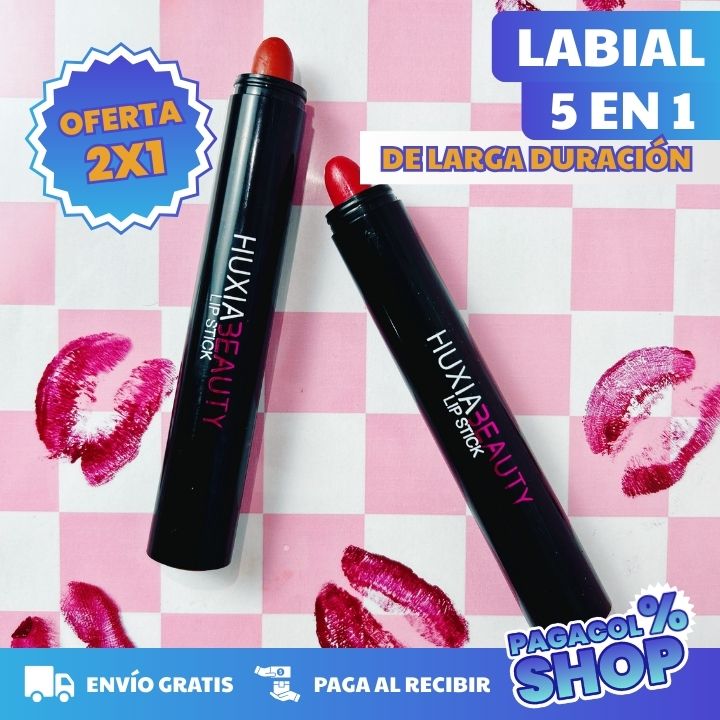 LABIAL 5 TONOS EN 1- LA MAGIA DE RENOVAR TU LOOK AL INSTANTE