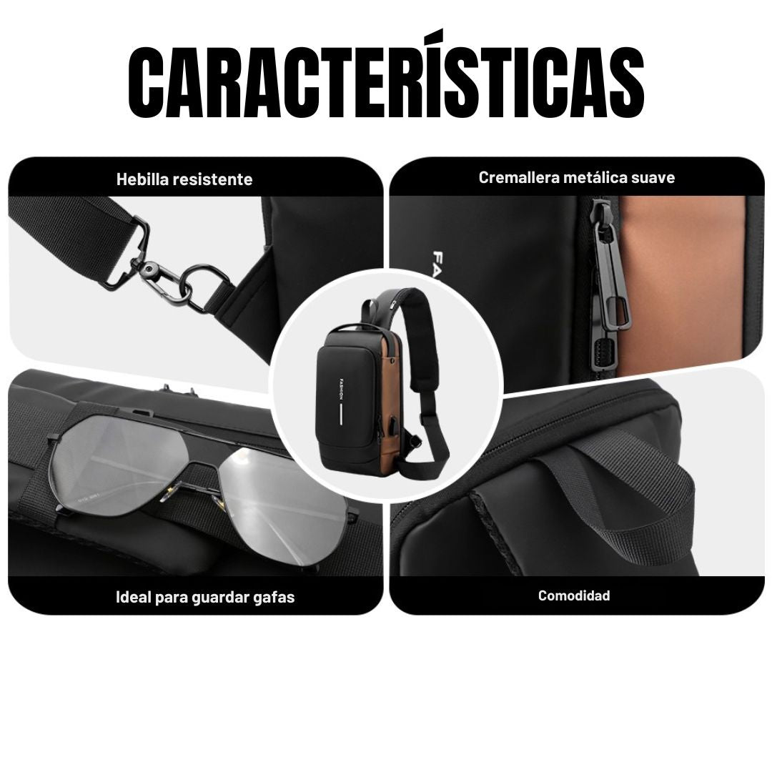 Bolso Anti Robo de Cuero - Seguridad y Estilo en Cada Paso