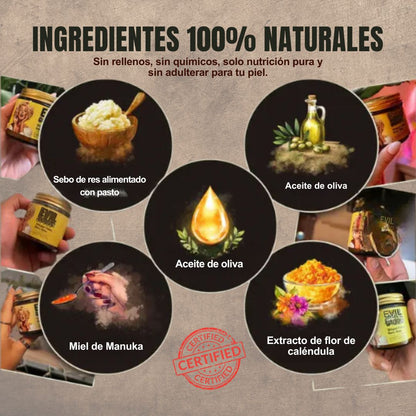 EVIL GOODS! El auténtico secreto ancestral para una piel saludable y sin acné